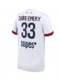 Billige Paris Saint-Germain Warren Zaire-Emery #33 Bortedrakt 2025-26 Kortermet